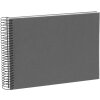 Goldbuch Álbum espiral Bella Vista gris 24x17 cm 40 páginas blancas