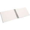 Goldbuch Álbum espiral Bella Vista gris 24x17 cm 40 páginas blancas