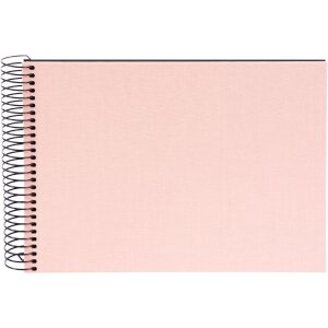 Goldbuch Álbum espiral Bella Vista rosé 24x17 cm 40 páginas negro