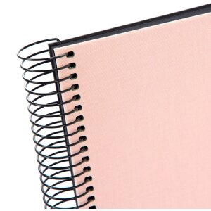 Goldbuch Álbum espiral Bella Vista rosé 24x17 cm 40 páginas negro