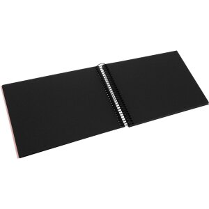 Goldbuch Álbum espiral Bella Vista rosé 24x17 cm 40 páginas negro