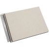 Goldbuch Álbum espiral Bella Vista gris arena 24x17 cm 40 páginas negras