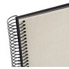 Goldbuch Álbum espiral Bella Vista gris arena 24x17 cm 40 páginas negras