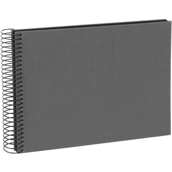 Goldbuch Álbum espiral Bella Vista gris 24x17 cm 40 páginas negras