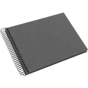 Goldbuch Álbum espiral Bella Vista gris 24x17 cm 40 páginas negras