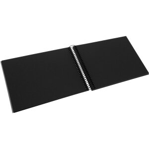 Goldbuch Álbum espiral Bella Vista gris 24x17 cm 40 páginas negras