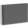 Goldbuch Álbum espiral Bella Vista gris 24x17 cm 40 páginas negras