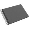Goldbuch Álbum espiral Bella Vista gris 24x17 cm 40 páginas negras