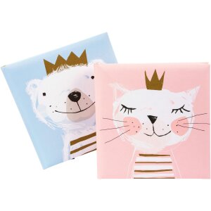 Goldbuch Álbum Fortuna azul 25x25 cm 60 páginas blancas