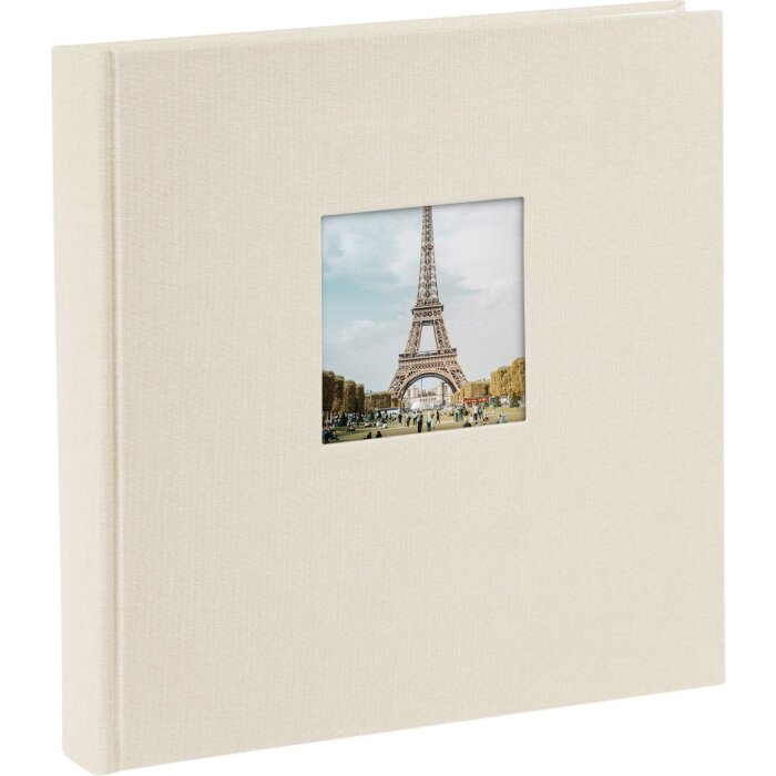 Goldbuch Álbum de Fotos Bella Vista gris arena 25x25 cm 60 páginas blancas