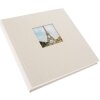 Goldbuch Álbum de Fotos Bella Vista gris arena 25x25 cm 60 páginas blancas