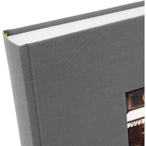 Goldbuch Álbum de Fotos Bella Vista gris 25x25 cm 60 páginas blancas
