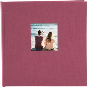 Goldbuch Álbum de Fotos Bella Vista fucsia 25x25 cm 60 páginas blancas