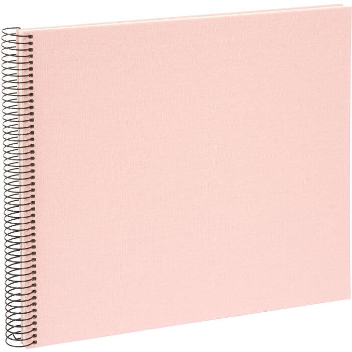 Álbum espiral Goldbuch Bella Vista rosé 34x30 cm 40 páginas blancas