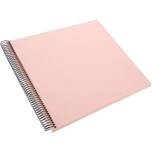 Álbum espiral Goldbuch Bella Vista rosé 34x30 cm 40 páginas blancas