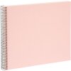 Álbum espiral Goldbuch Bella Vista rosé 34x30 cm 40 páginas blancas