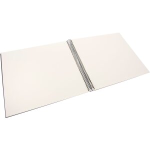 Goldbuch Álbum espiral Bella Vista gris 34x30 cm 40 páginas blancas