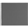 Goldbuch Álbum espiral Bella Vista gris 34x30 cm 40 páginas blancas