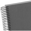 Goldbuch Álbum espiral Bella Vista gris 34x30 cm 40 páginas blancas