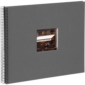 Goldbuch Álbum espiral Bella Vista gris 34x30 cm...