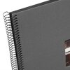 Goldbuch Álbum espiral Bella Vista gris 34x30 cm 40 páginas negras