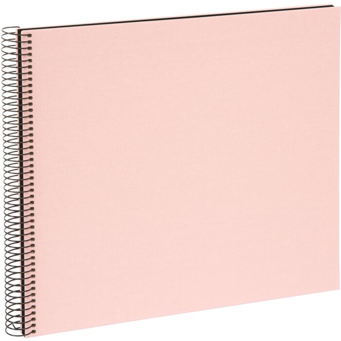 Goldbuch Álbum espiral Bella Vista rosé 35x30 cm 40 páginas negras