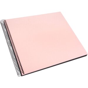 Goldbuch Álbum espiral Bella Vista rosé 35x30 cm 40 páginas negras