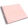Goldbuch Álbum espiral Bella Vista rosé 35x30 cm 40 páginas negras