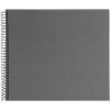 Goldbuch Álbum espiral Bella Vista gris 35x30 cm 40 páginas negras
