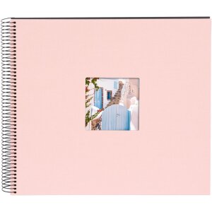 Goldbuch Álbum espiral Bella Vista rosé 35x30 cm 40 páginas negras