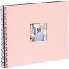 Goldbuch Álbum espiral Bella Vista rosé 35x30 cm 40 páginas negras