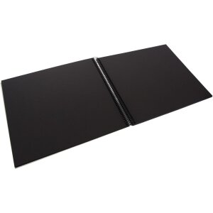 Goldbuch Álbum espiral Bella Vista gris arena 34x30 cm 40 páginas negras