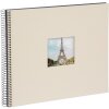 Goldbuch Álbum espiral Bella Vista gris arena 34x30 cm 40 páginas negras