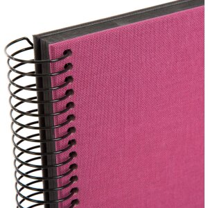 Álbum espiral Goldbuch Bella Vista fucsia 34x30 cm 40 páginas negras