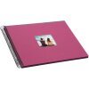 Álbum espiral Goldbuch Bella Vista fucsia 34x30 cm 40 páginas negras