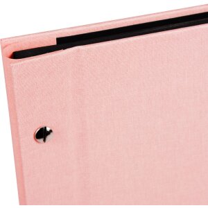 Goldbuch Álbum de rosca Bella Vista rosé 30x25 cm 40 páginas negras
