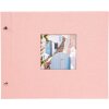Goldbuch Álbum de rosca Bella Vista rosé 30x25 cm 40 páginas negras