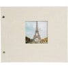 Goldbuch Álbum de rosca Bella Vista gris arena 30x25 cm 40 páginas negras