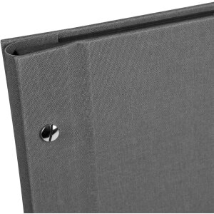 Goldbuch Álbum de rosca Bella Vista gris 30x25 cm 40 páginas negras