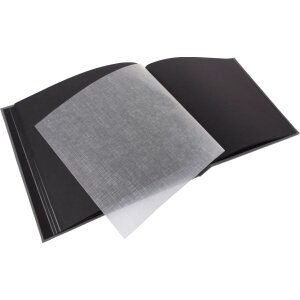 Goldbuch Álbum de rosca Bella Vista gris 30x25 cm 40 páginas negras