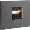Goldbuch Álbum de rosca Bella Vista gris 30x25 cm 40 páginas negras