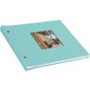 Goldbuch Álbum de rosca Bella Vista aqua 30x25 cm 40 páginas blancas