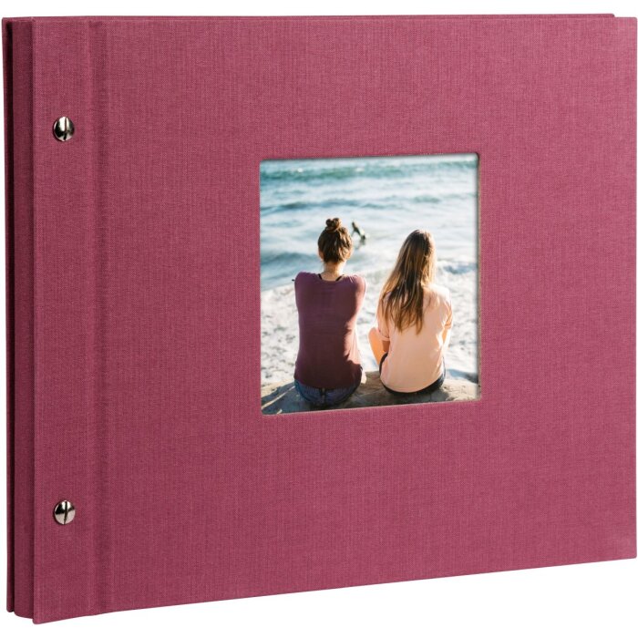Goldbuch Álbum de rosca Bella Vista fucsia 30x25 cm 40 páginas blancas