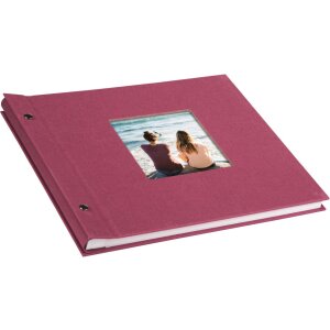 Goldbuch Álbum de rosca Bella Vista fucsia 30x25 cm 40 páginas blancas