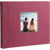 Goldbuch Álbum de rosca Bella Vista fucsia 30x25 cm 40 páginas blancas