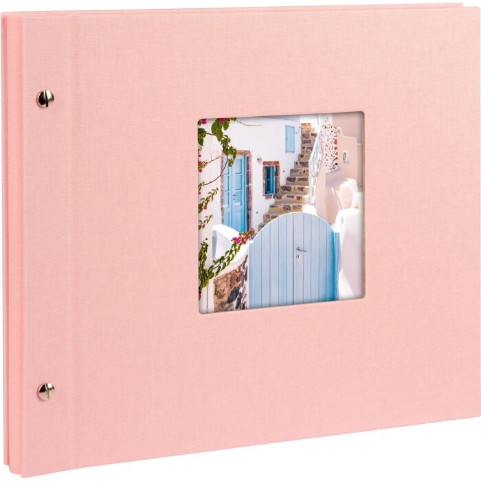 Goldbuch Álbum de rosca Bella Vista rosé 30x25 cm 40 páginas blancas
