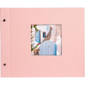 Goldbuch Álbum de rosca Bella Vista rosé 30x25 cm 40 páginas blancas