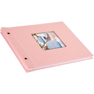 Goldbuch Álbum de rosca Bella Vista rosé 30x25 cm 40 páginas blancas