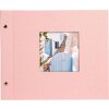 Goldbuch Álbum de rosca Bella Vista rosé 30x25 cm 40 páginas blancas