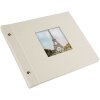 Goldbuch Álbum de rosca Bella Vista gris arena 30x25 cm 40 páginas blancas